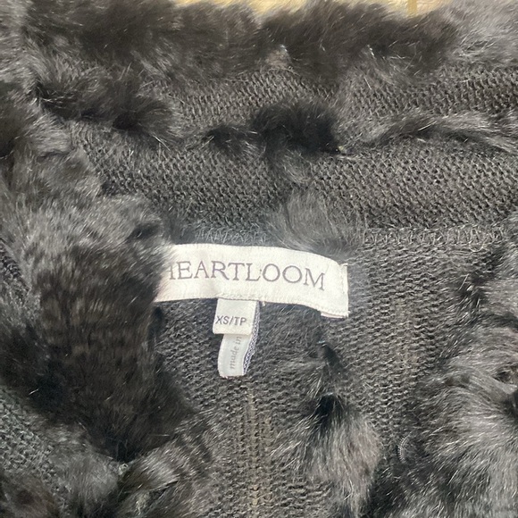 Heartloom | Rosa Rex | Rabbit Fur Cardigan - Picture 10 of 13